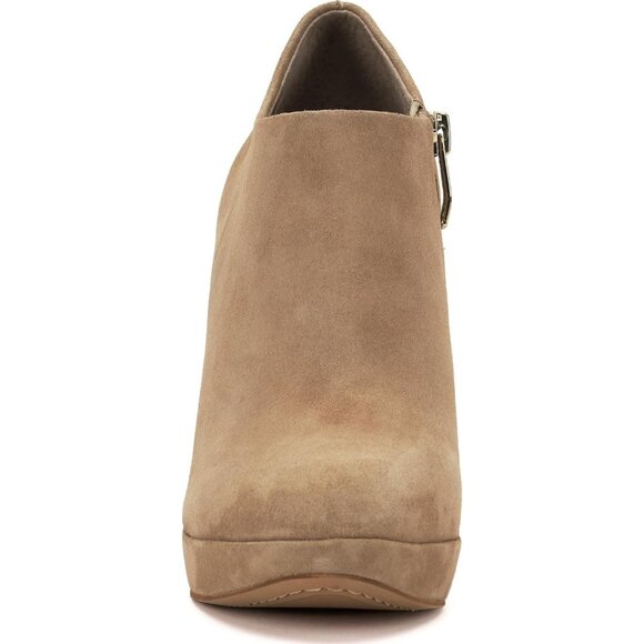 Vince Camuto Women's Tortilla Suede Closed Pointed Toe High Heel Elvin Bootie - Picture 2 of 8